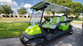 Fully remodeled lake front end unit with 6 seat GOLF CART